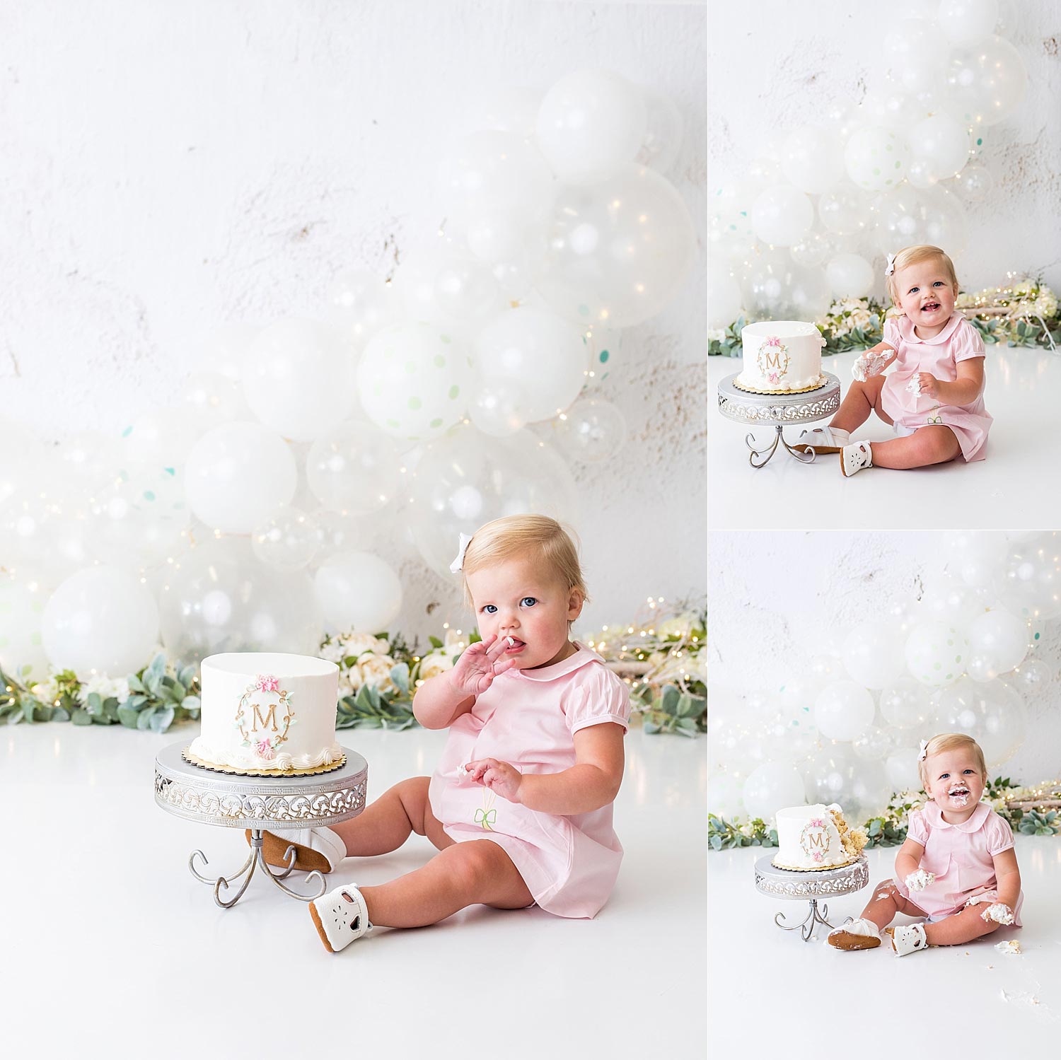 Cake Smash Collage by Hyde Park children photographer