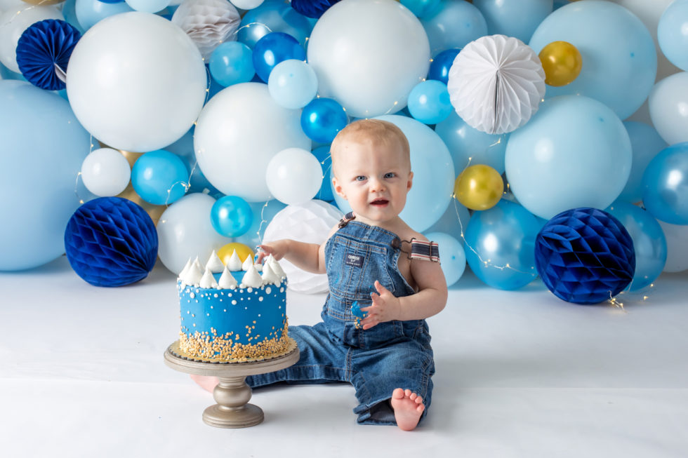 Handmade. Blue/white Star Photo Prop Baby Boys 1st Birthday Cake Smash Outfit 