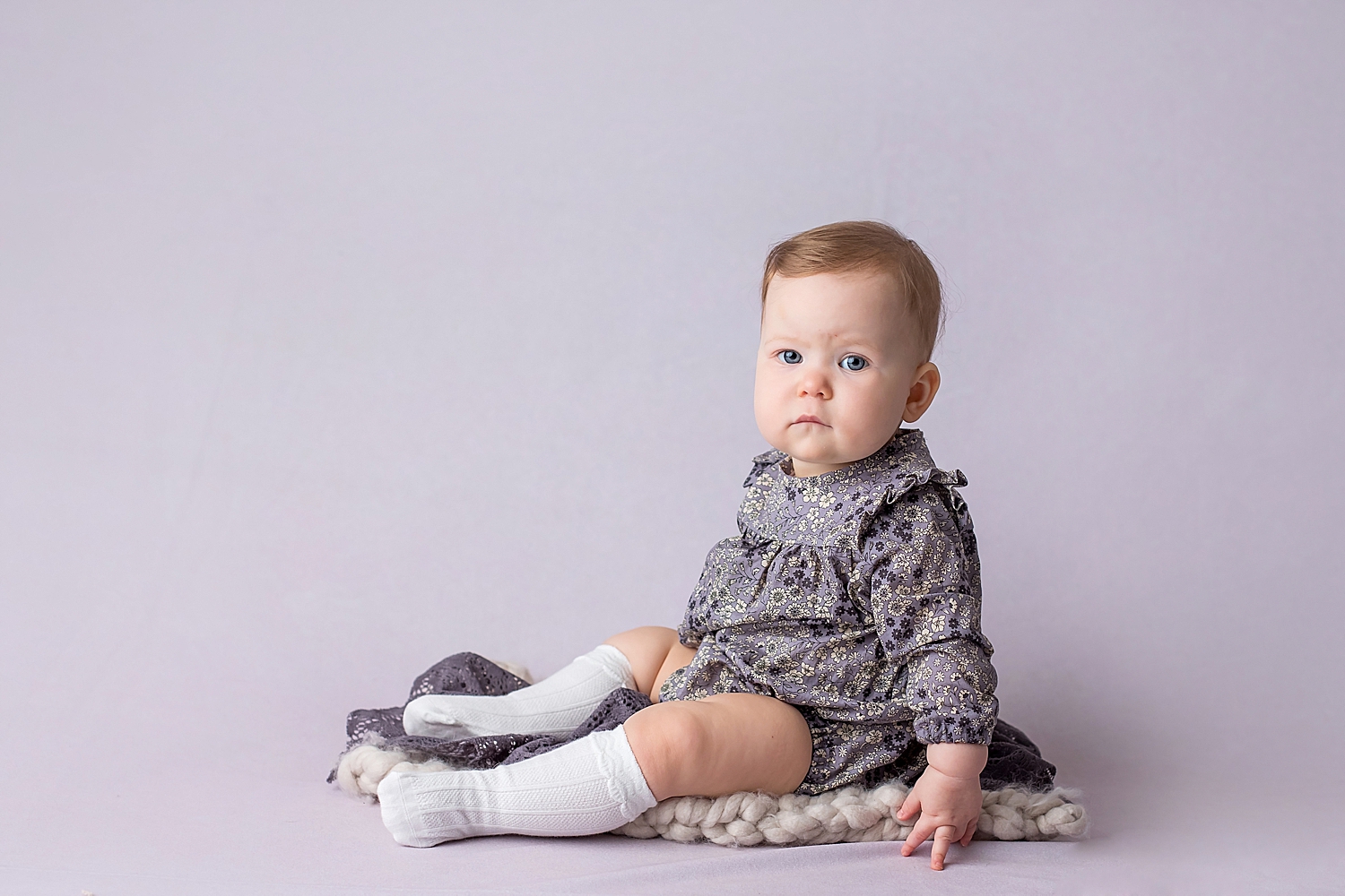 Cincinnati Baby Milestone Photography | Sitter Session
